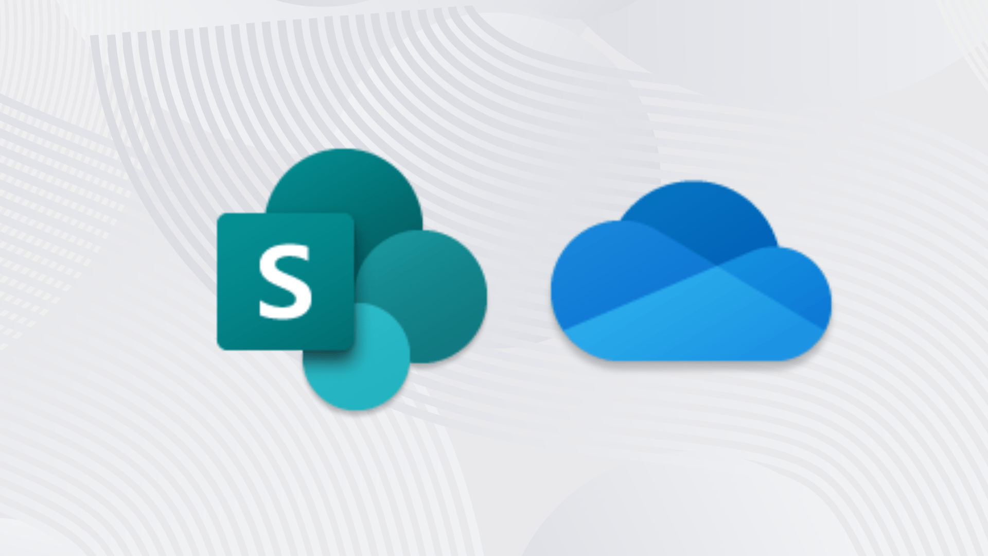 SharePoint and OneDrive integration icons